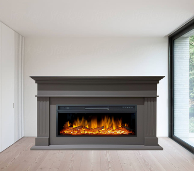 Линейный камин электрический Бруно