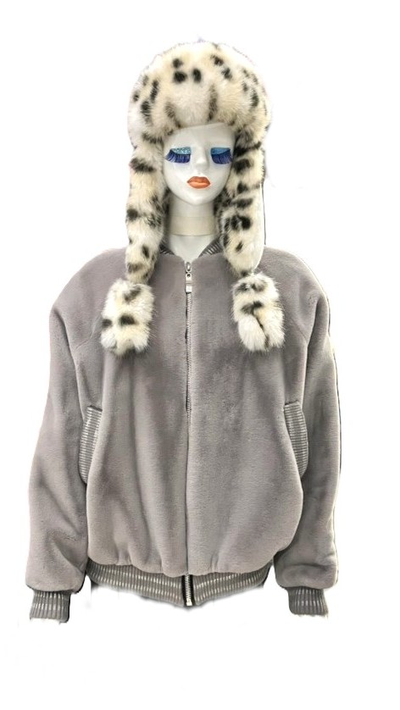 Куртка автоледи из экомеха модель 123