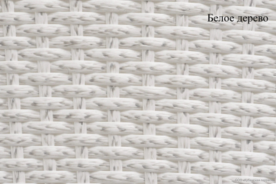 Стол ПРОВАНС круглый/стекло 70см из ротанга