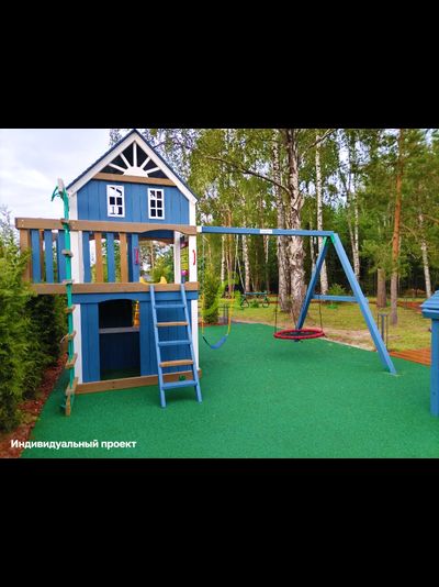 Детская площадка IgraGrad Шато 2 с трубой (Домик) мод.1
