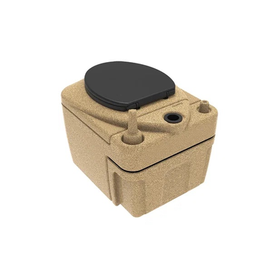 Туалет торфяной Rostok Эко песочный гранит