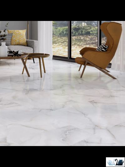 Керамогранит Eurotile Оникс Грис 60x60 см, глянцевый, светло-серый