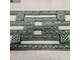 Декор-изразец к плитке под кирпич Kamastone Плетенка 3082, темно-зеленый с перламутром