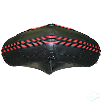 Лодка ПВХ Мнев и К Korsar Командор KMD-430Pro Чёрный