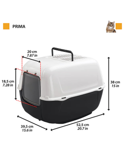Закрытый туалет для кошек PRIMA Ferplast
