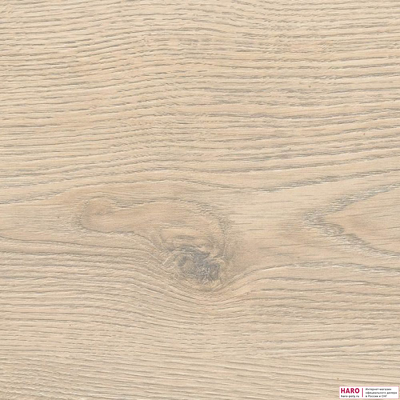 Декор ламината Haro Tritty 100 Gran Via Дуб Контура Каменно-Серый 531917 структура