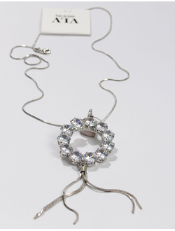 Подвеска "Стразы" круг