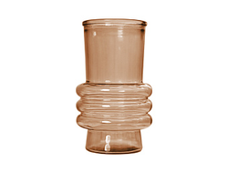 Ваза Organic, коричневая, 17 см