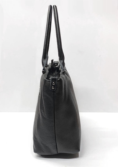 (АРТИКУЛ: 9976/0) СУМКА ЖЕНСКАЯ, СРЕДНЕГО РАЗМЕРА, НАТУРАЛЬНАЯ КОЖА, БЕЖЕВО-СЕРАЯ, С ПЛЕЧЕВЫМ РЕМНЕМ