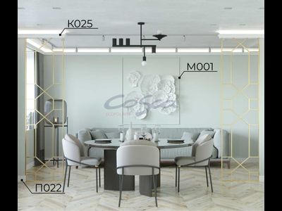 Карниз для скрытого освещения KX025 - 115*90*2000мм