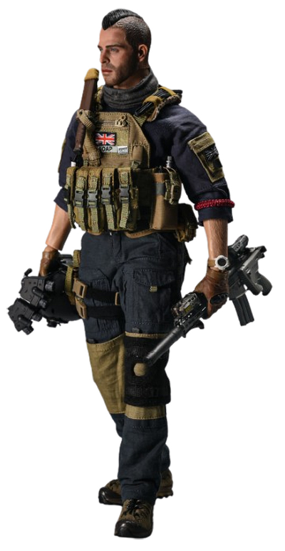 Джон "Соуп" МакТавиш (Soap, CoD Modern Warfare 2 2022)  - Коллекционная ФИГУРКА 1/6 scale BRAVO 7-1 KILL OR CAPTURE (GA1009) - General's Armoury