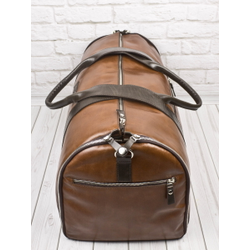 Кожаный портплед / дорожная сумка Torino Premium 
cog/brown (арт. 4037-03)