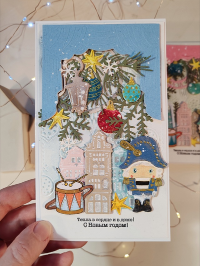 Штамп для скрапбукинга "Тепла в сердце"