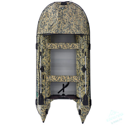 Лодка ПВХ Gladiator Active C420AL Camo с алюминиевым полом