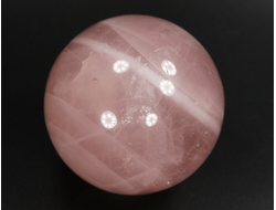 Шар Розовый кварц, Мадагаскар (49 мм, 167 г) №35388