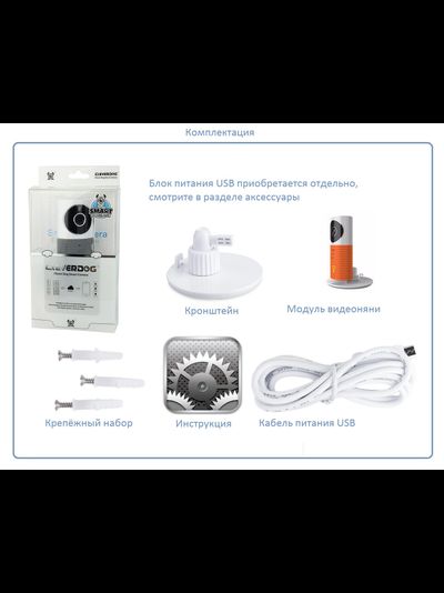 Видеоняня /WiFi видеокамера CleverDog с DVR