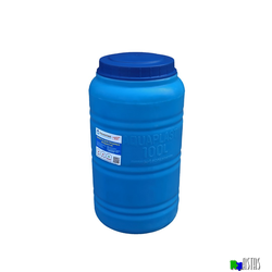 Емкость 100 литров вертикальная  синяя