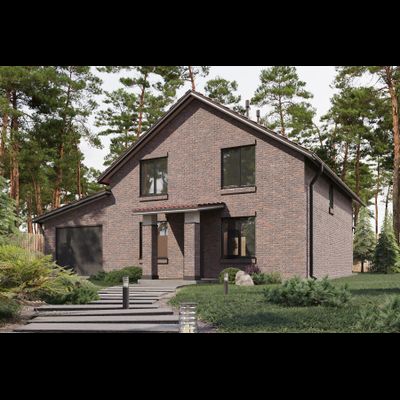 Двухэтажный дом с четырьмя спальнями 152.88 м² (S39)