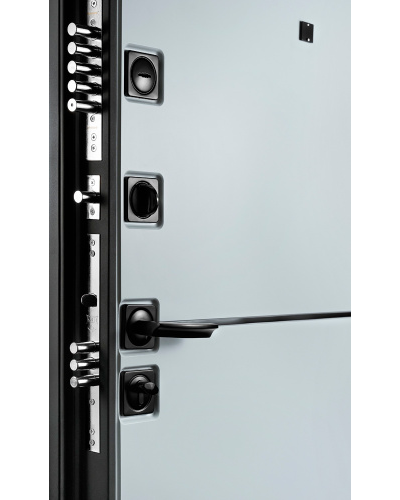 ЙОШКАР-ОЛА. АНТАРЕС. СТАЛЬ 2 мм. МАНЧЕСТЕР (ТРЕХКОНТУРНАЯ). БЕТОН СВЕТЛЫЙ/ БЕЛЫЙ МАТОВЫЙ с ЧЕРНЫМ МОЛДИНГОМ. ПОВЫШЕННАЯ ТЕПЛО- И ЗВУКОИЗОЛЯЦИЯ.