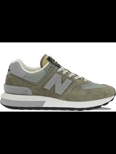 New Balance 574 Legacy x Stone Island Green