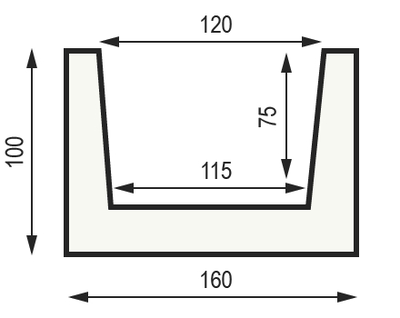 Декоративная балка из полиуретана Country Decor (WOOD LOOK) строганая М16 (160х100) тёмный дуб