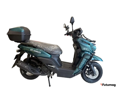 Скутер бензиновый GT TANK 02 зеленый