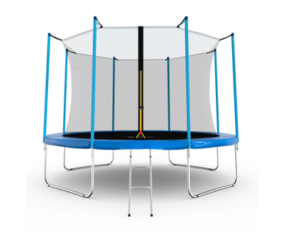 Батут каркасный с сеткой DFC Kondition 12 ft с лестницей