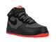 Nike Air Force 1 07 Mid Высокие (Сырые с красным) сбоку
