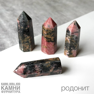 Cтолбики из натурального камня, длина 4-4,5 см, вид камня в ассортименте, цена за штуку