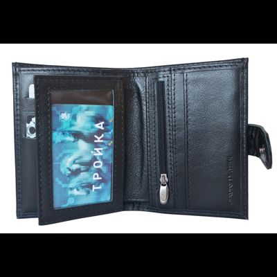 Кожаное портмоне Aringo black (арт. 7410-01)
