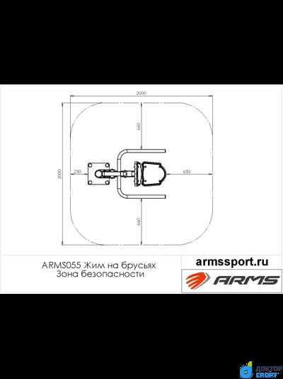 Жим на брусьях