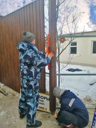Забор из сайдинга 0,5 мм высота 1,5 м