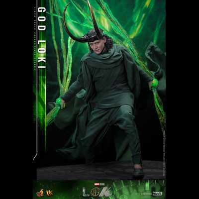 Бог времени Локи (Том Хиддлстон, "Локи") - Коллекционная фигурка 1/6 God Loki (DX40) - Hot Toys