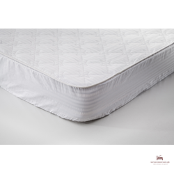 180*200 "СТАНДАРТ" БЕЖ САТИН с резинкой по периметру  защитный чехол