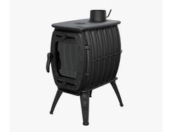 Печь отопительно-варочная Бахта II черная до 180 м3