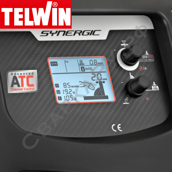 Полуавтомат для MIG/MAG сварки Telwin TECHNOMIG 215 DUAL SYNERGIC