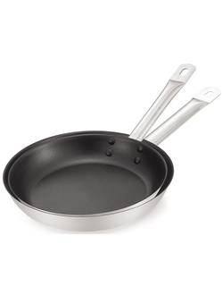 Сковорода 240/50 из нержавеющей стали с антипригарным покрытием