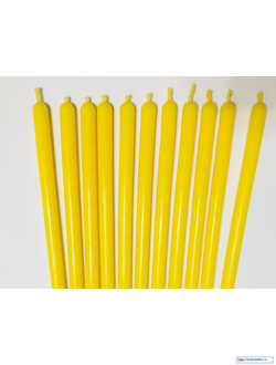 Свеча лимонная №20 (3 часа горения).