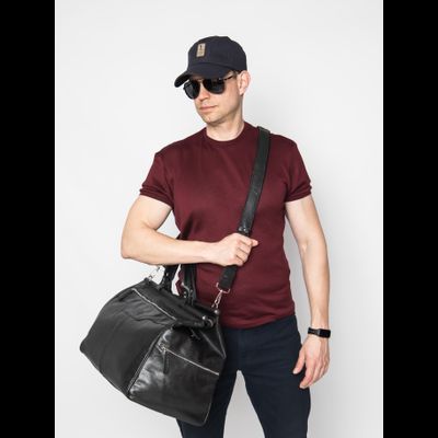 Кожаный саквояж Otranto Premium anthracite (арт. 4006-51)