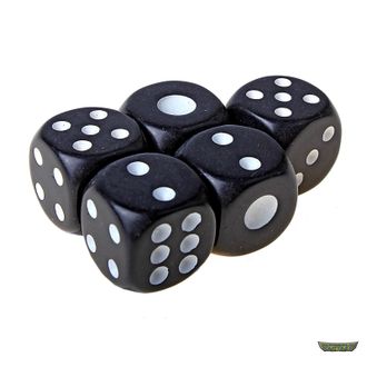 Кубик Д6, черный. 1шт