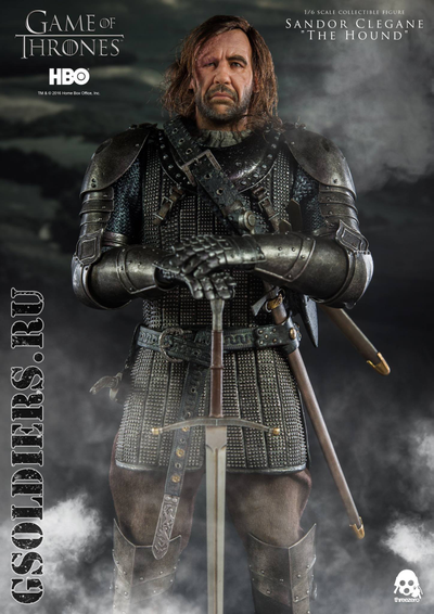 Купить коллекционную фигурку Сандора Клигана (Sandor Clegane), Игра Престолов (Game of Thrones) 1/6