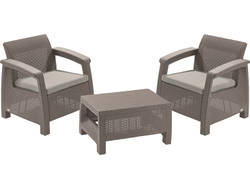 Комплект мебели Корфу Уикенд (Corfu Weekend) капучино