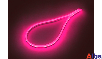 Гибкий неон Flex 220V Розовый