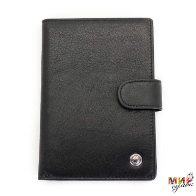 Мужская кожаная обложка для автодокументов Dierhoff Д 8100-084