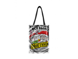 Сумка-шоппер вертикальная год Кролика №47