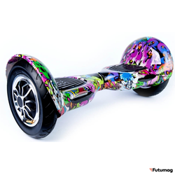 Гироскутер Smart Balance SUV 10 дюймов Граффити Фиолетовый