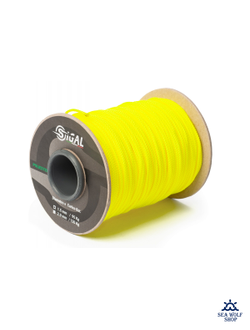 Линь 2.0мм Sigalsub Yellow Fluo Polyester, за 1м