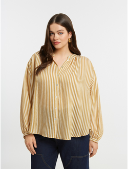 Женская блузка с принтом большого размера в модном бутике XLady