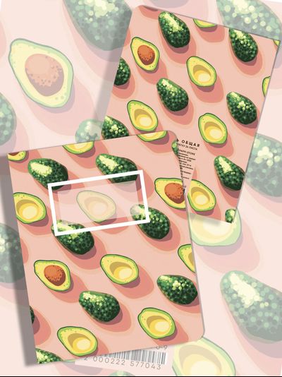 Тетради с Авокадо Avocado 5 дизайнов - 24 листа