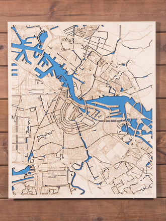 Карта Амстердама